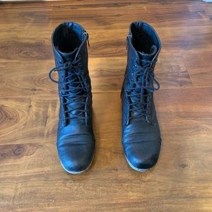 Madden Girl Combat Boots Size 6.5